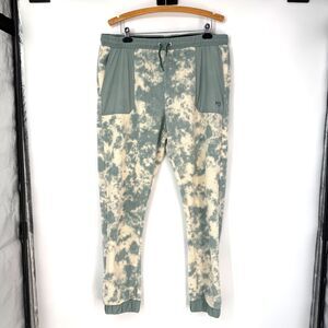 Kari Traa Ane Pile Fleece Pants Sweats Pixel Blue White Apres Ski Gorpcore XL